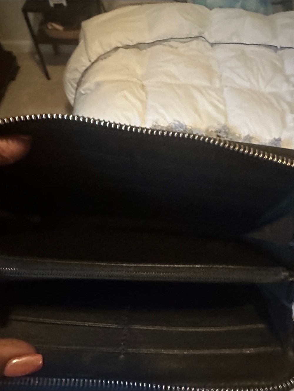 Gucci Black Embossed GG Zip-Around Wallet - Picture 6 of 9